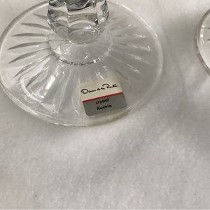 Oscar De La Renta Dresden Austrian Crystal Wine/Water Glasses 8 available